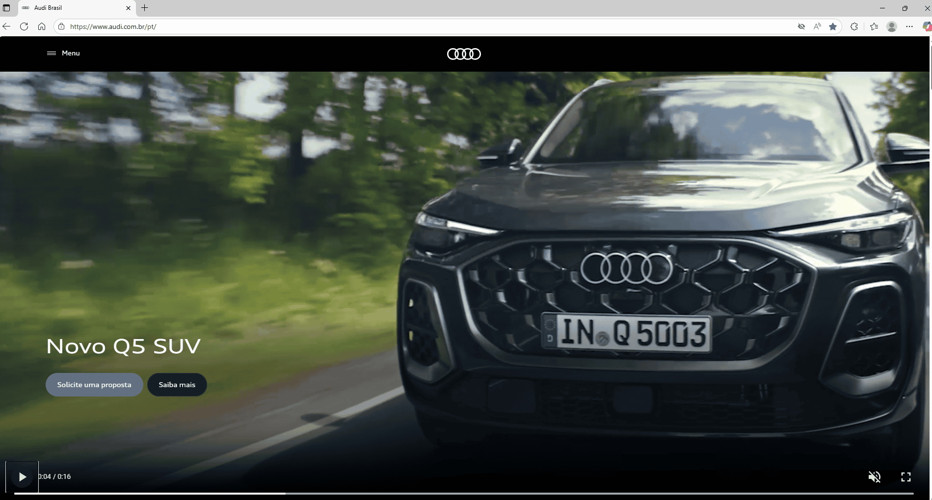 Audi atualiza site oficial no Brasil com novo design e inédito configurador 3D